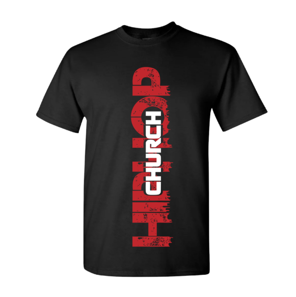 Hip Hop Church Red Black T-Tee Hip Hop Church T-Shirt